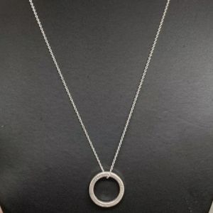 Tiffany 1837 Circle Pendant and 16" Chain